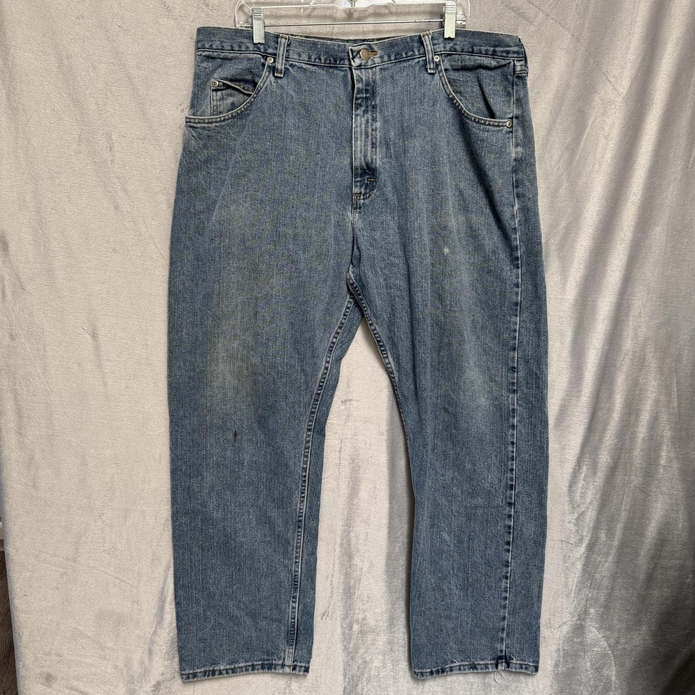 Wrangler‎ Jeans Mens 40x30 Blue Relaxed Fit 97601VR Denim Straight Leg Casual